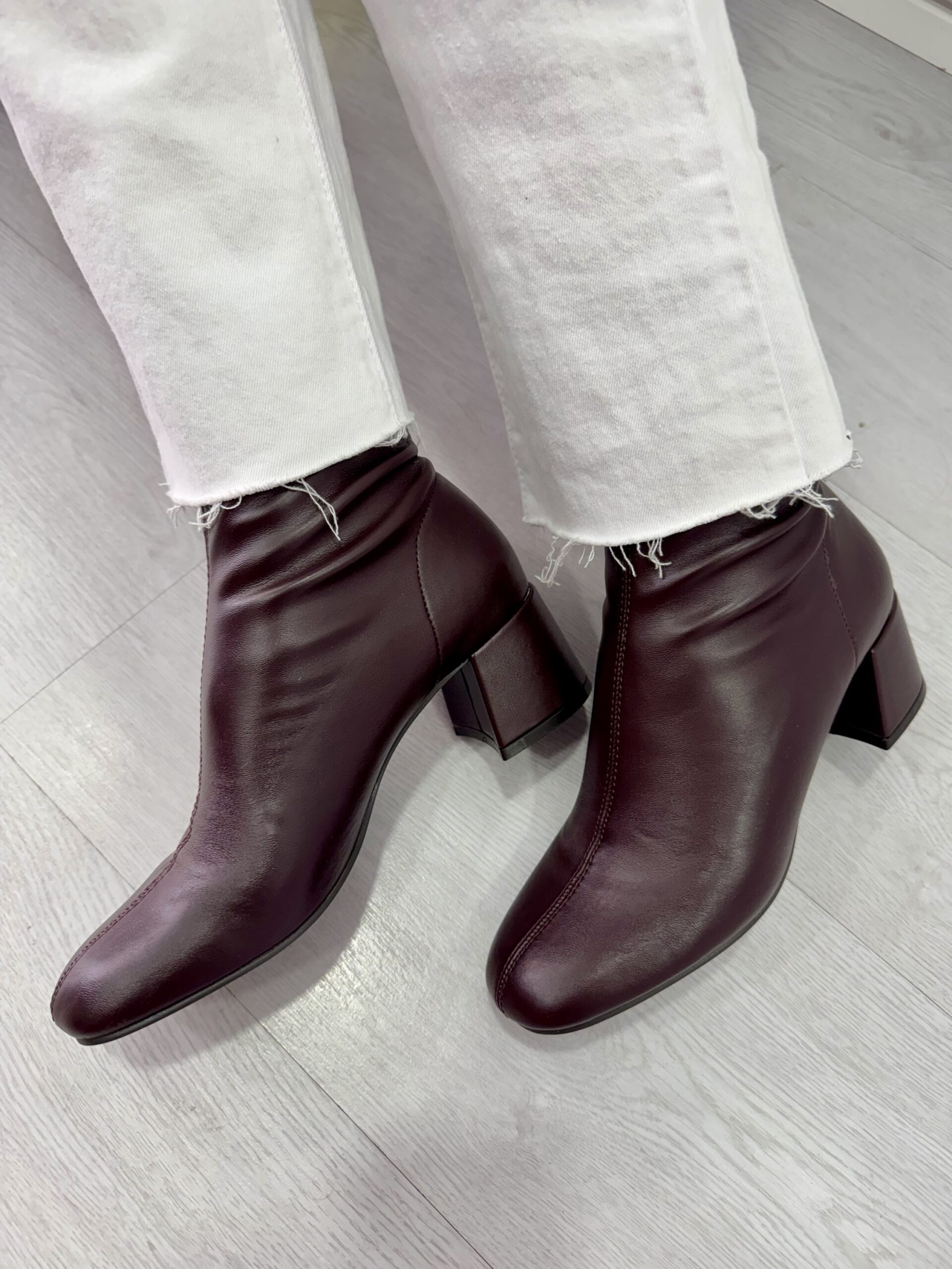 Botín calcetín Burdeos - Imagen 3