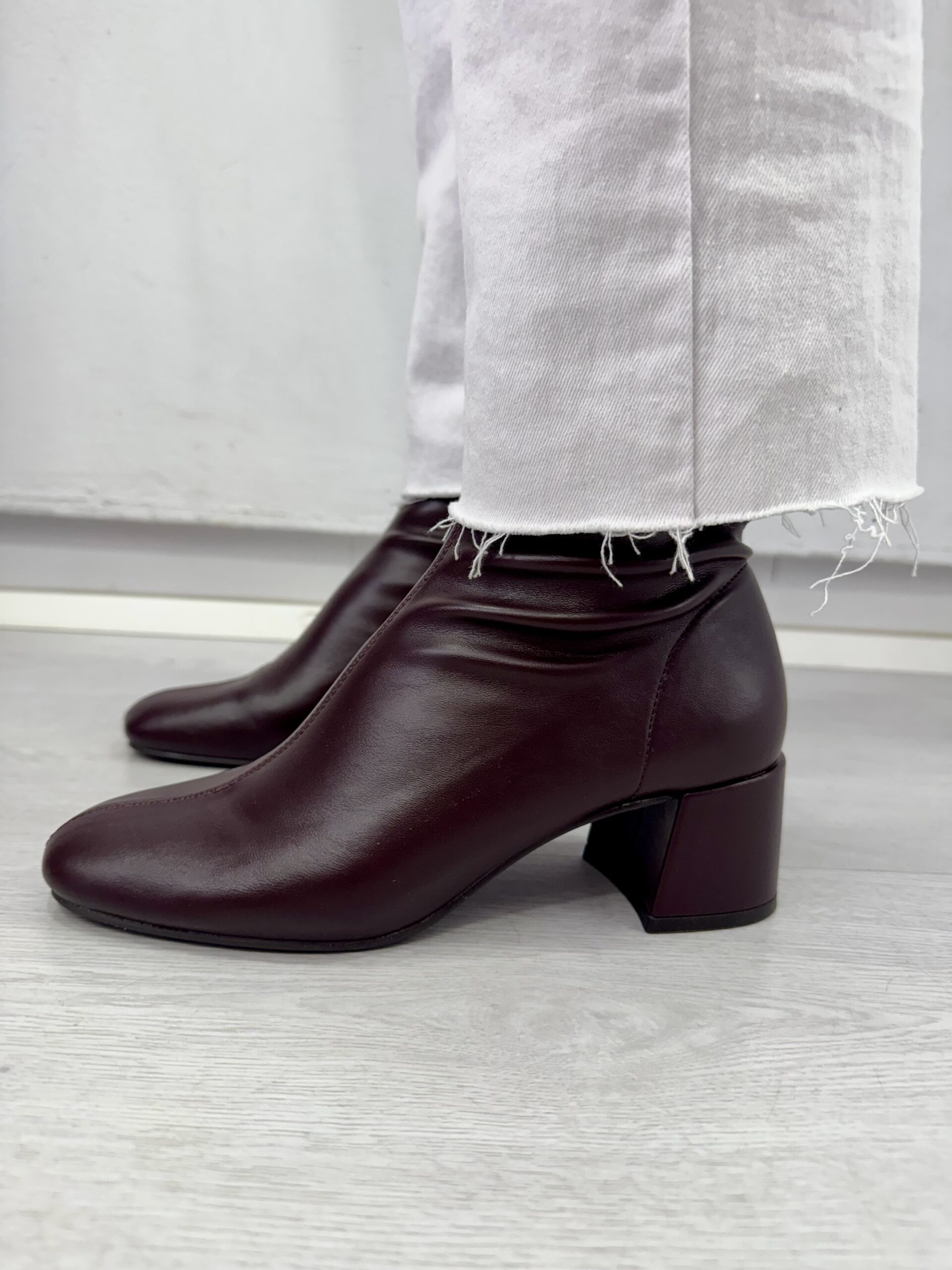 Botín calcetín Burdeos - Imagen 2