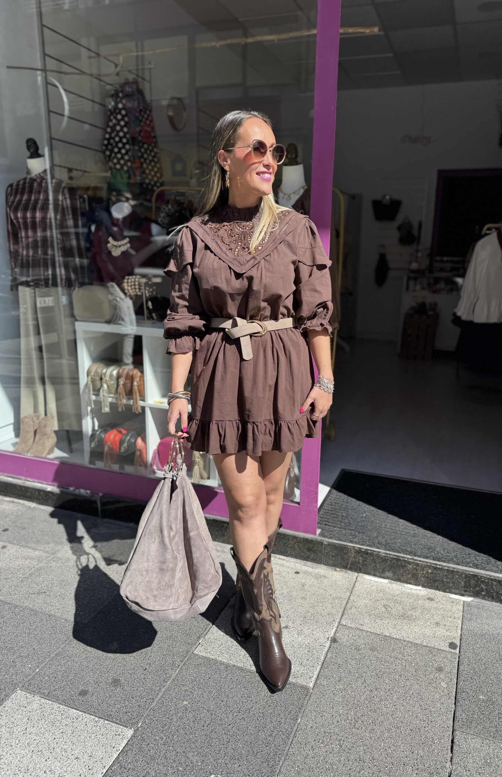 Vestido Charlotte choco - Imagen 5