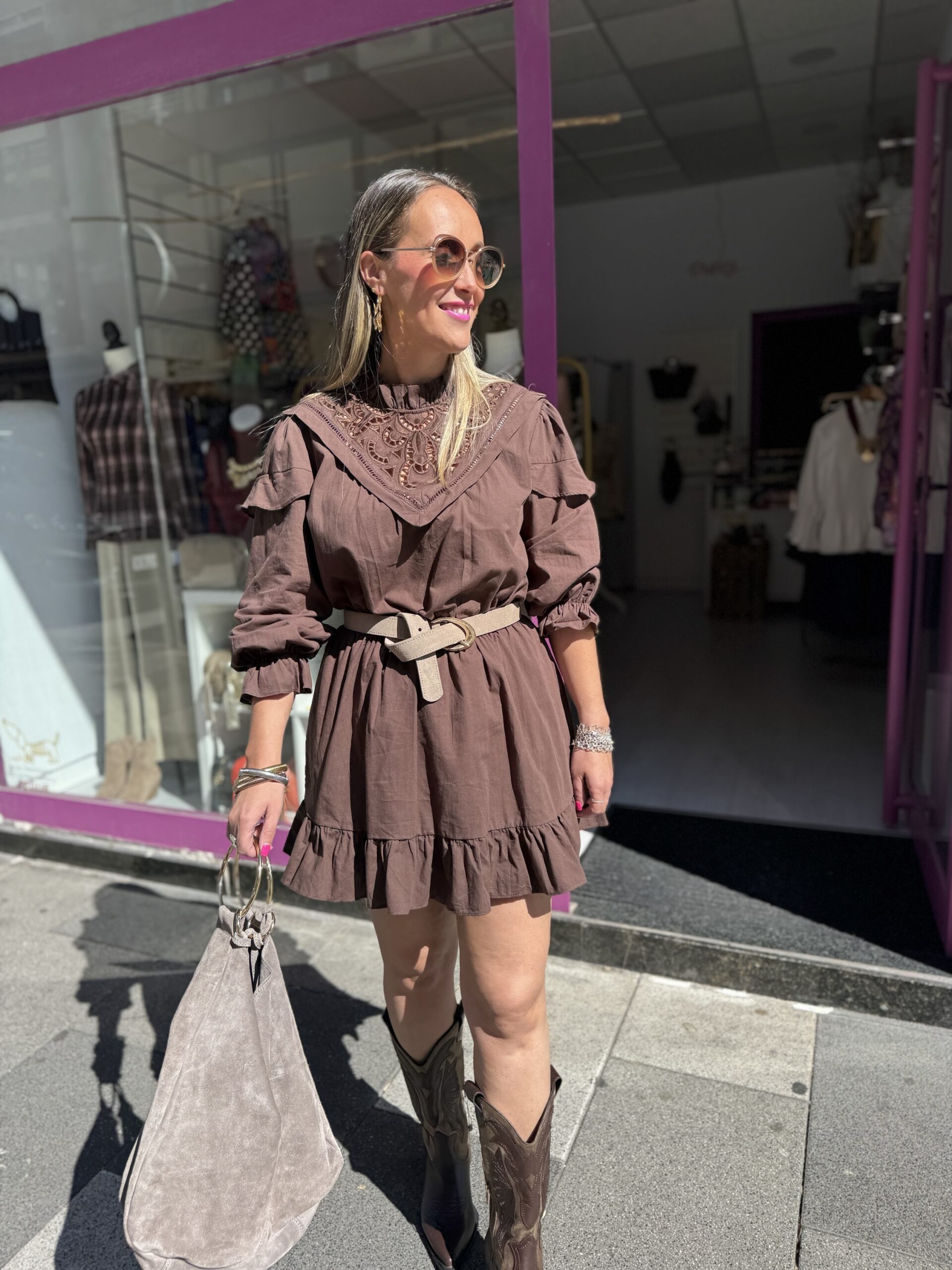 Vestido Charlotte choco