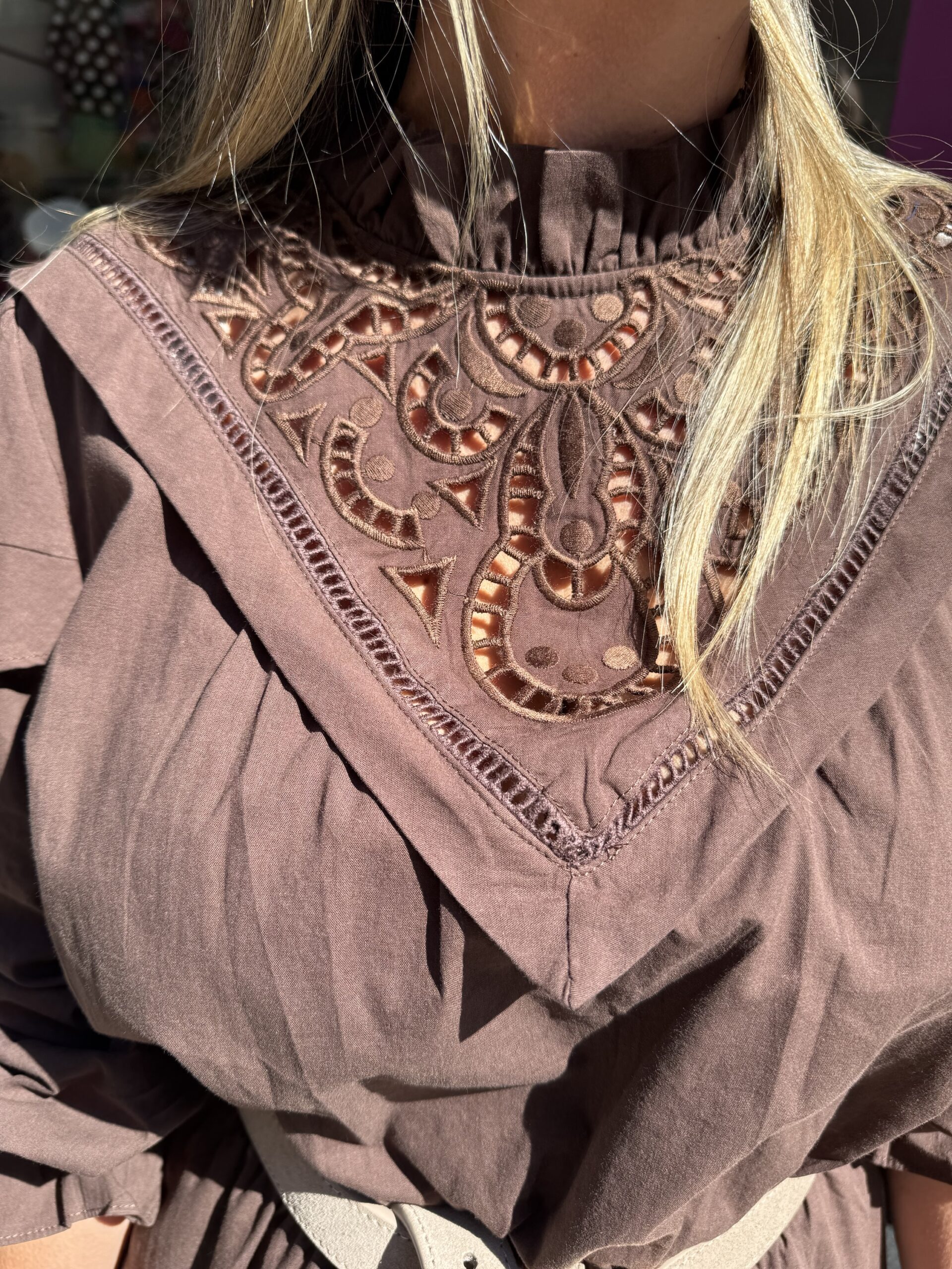 Vestido Charlotte choco - Imagen 3