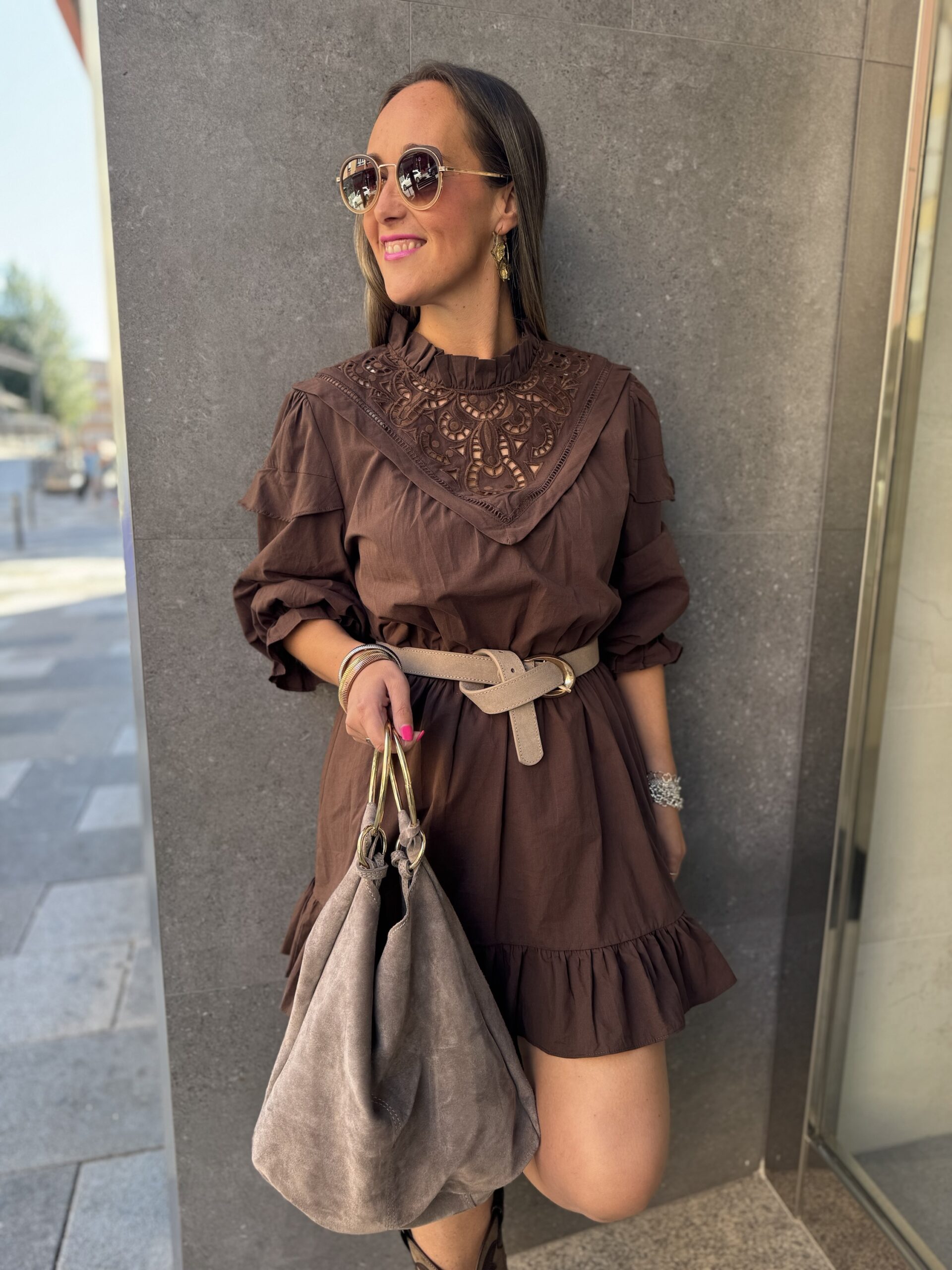 Vestido Charlotte choco - Imagen 2