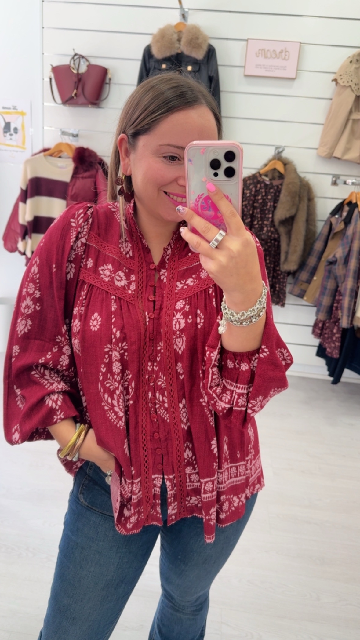 Rhubarb print blouse - Imagen 6
