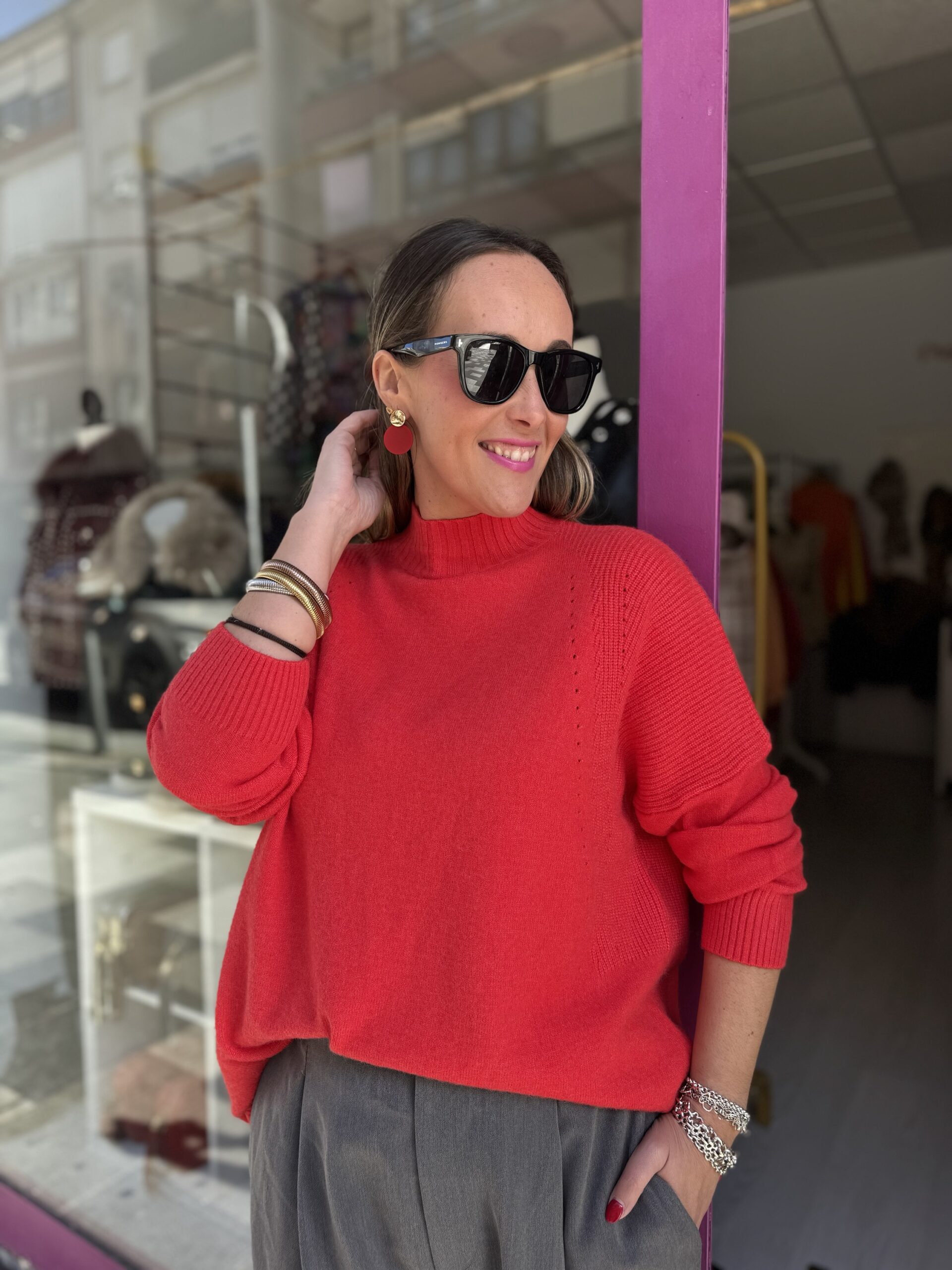 Jersey preppy cereza - Imagen 3