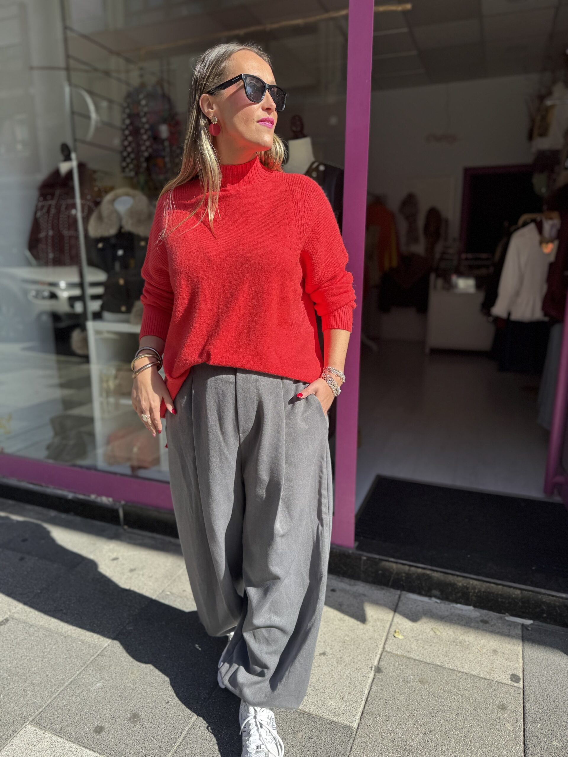 Jersey preppy cereza - Imagen 4