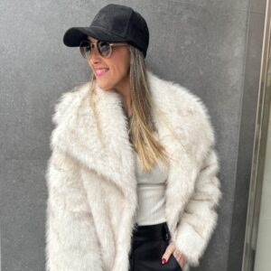 Abrigo Alaska pelo beige