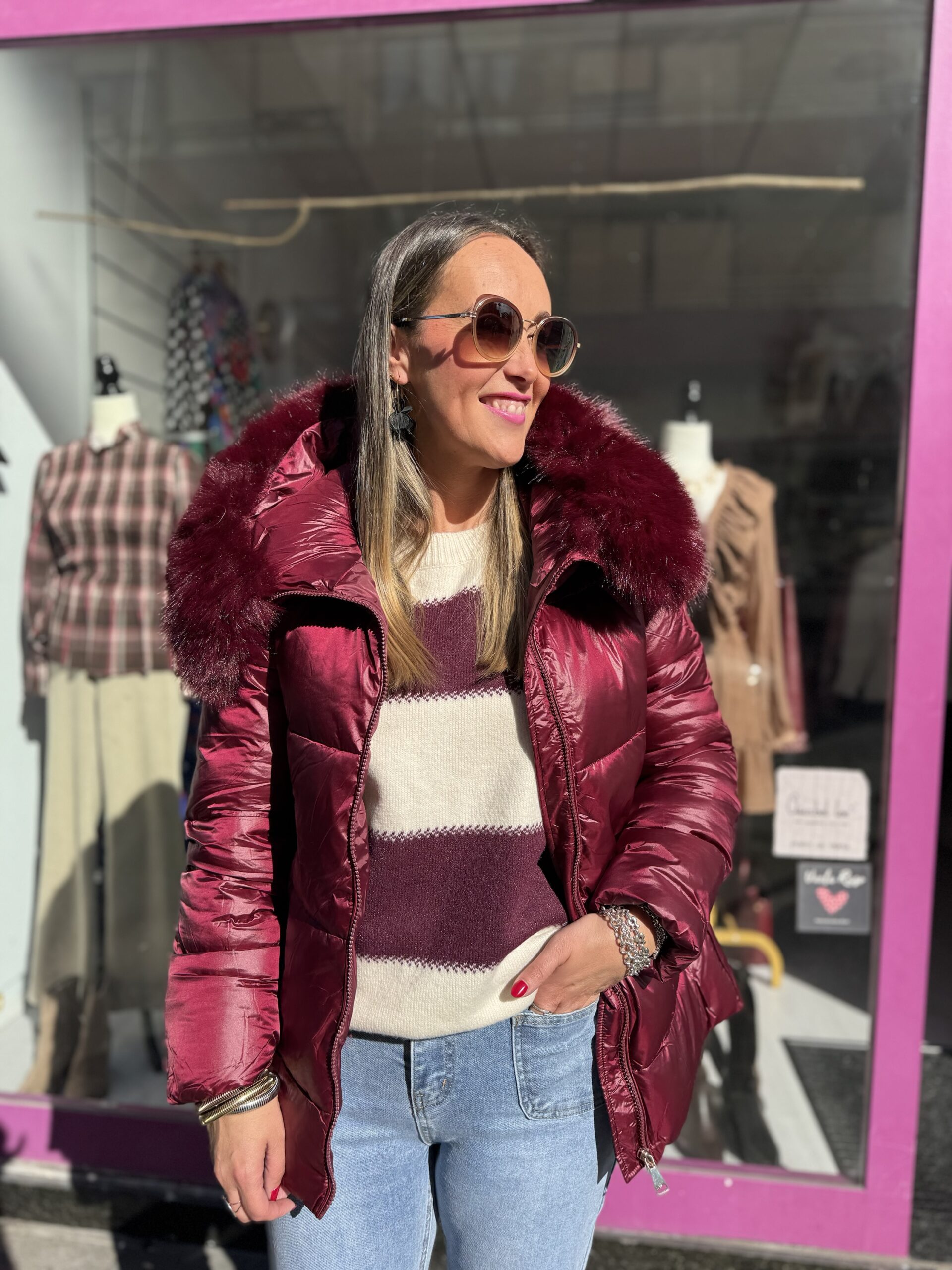 Plumífero Alaska Burdeos