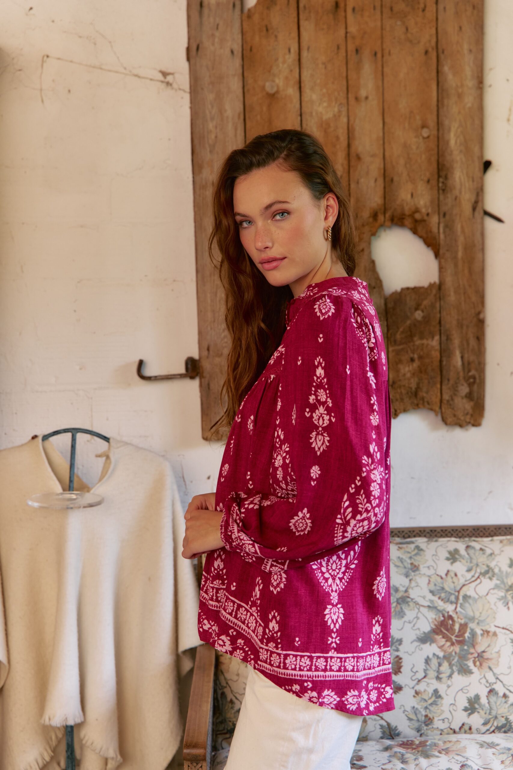 Rhubarb print blouse - Imagen 4