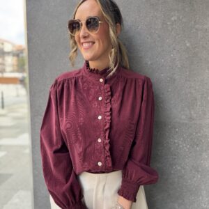 Camisa micropana granate