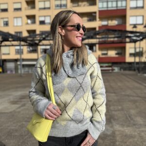 Jersey Rombos Pastel