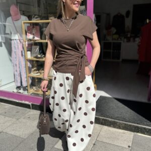 Pantalón Balloon Lunares