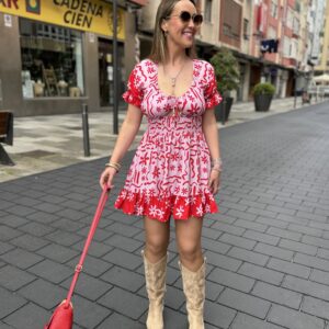Vestido Strawberry sprizt rini mini