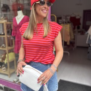 Camiseta CAPRI STRIPES 🍒💗