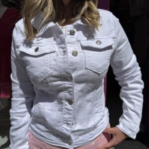 Cazadora Denim White
