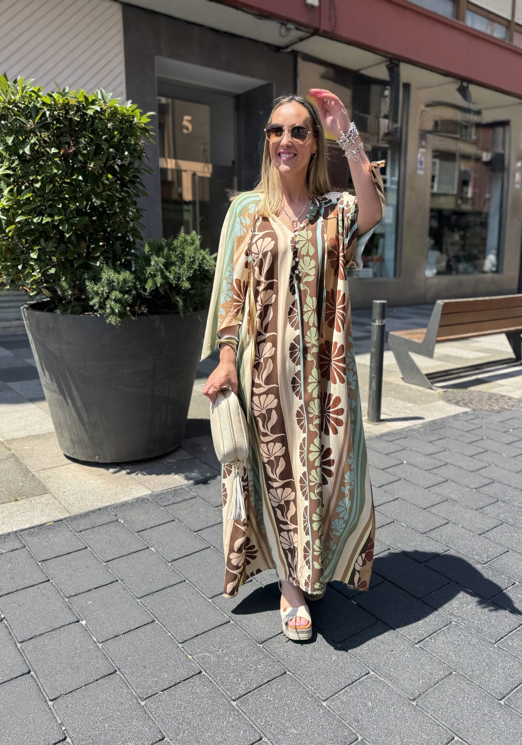 Cacao Mist Bree Maxi dress - Imagen 5