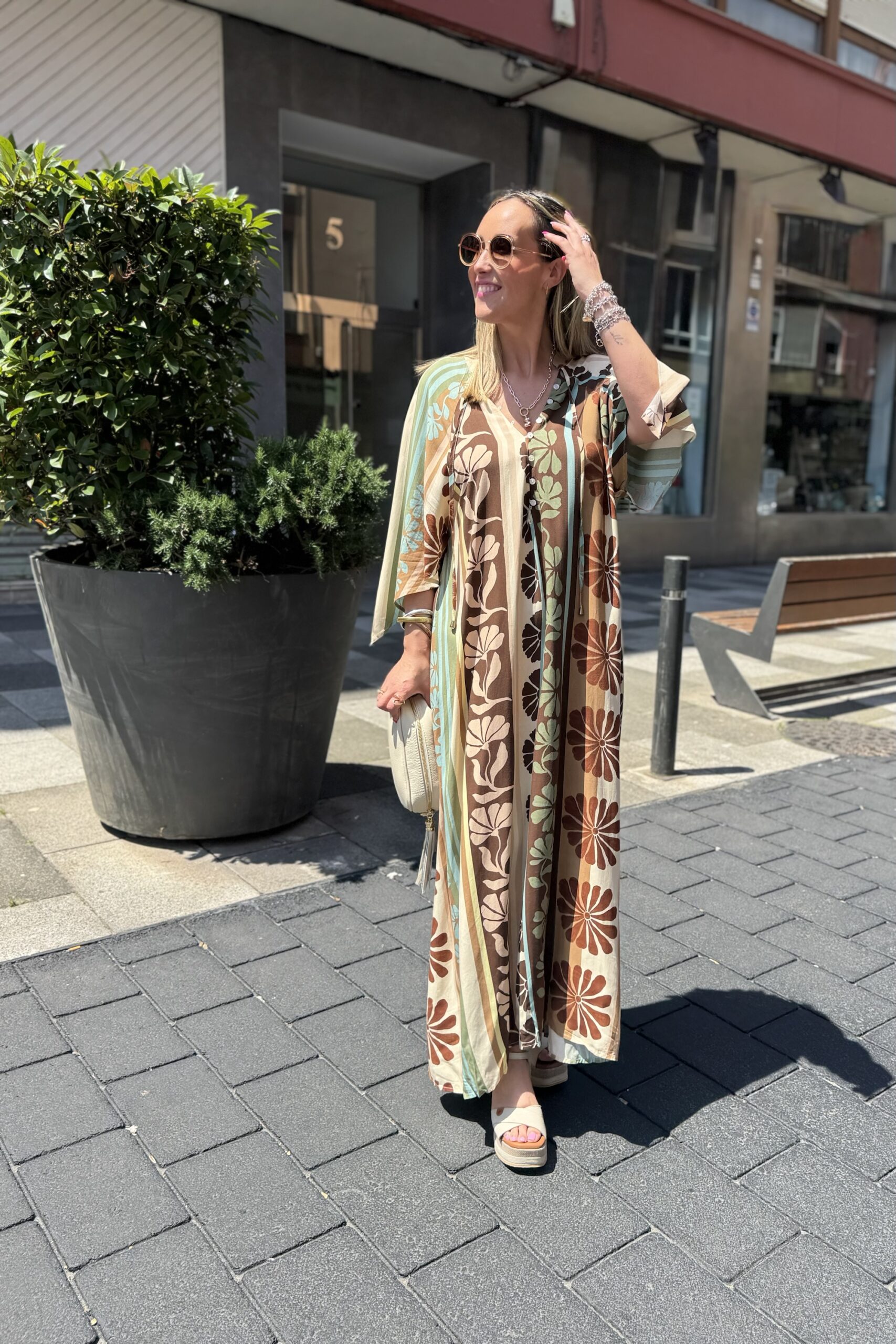 Cacao Mist Bree Maxi dress - Imagen 6