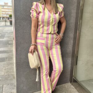 Capri Chic – Conjunto Rayas Pastel