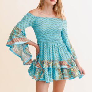 Atlantis Primrose mini dress