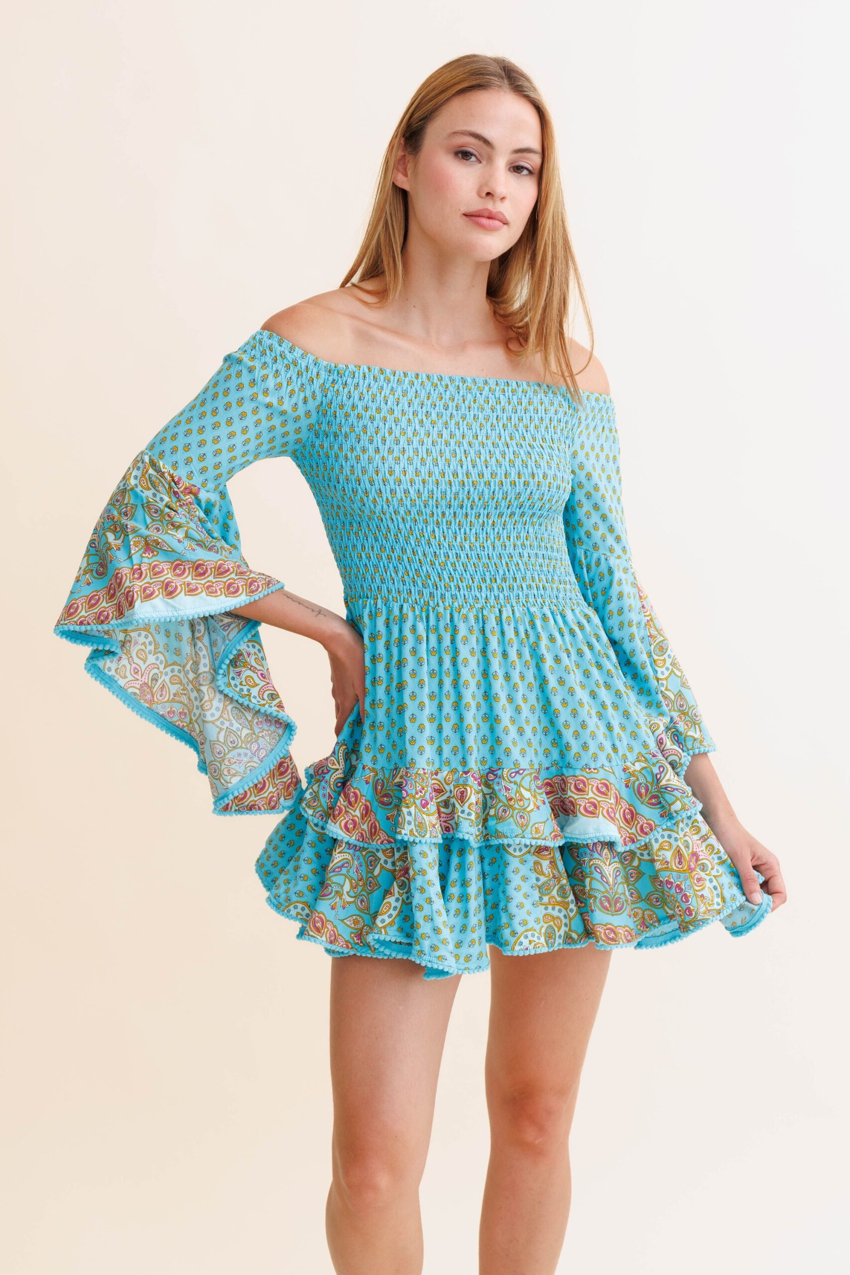 Atlantis Primrose mini dress
