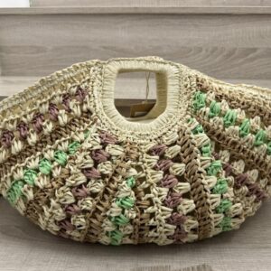 Bolso mano rafia