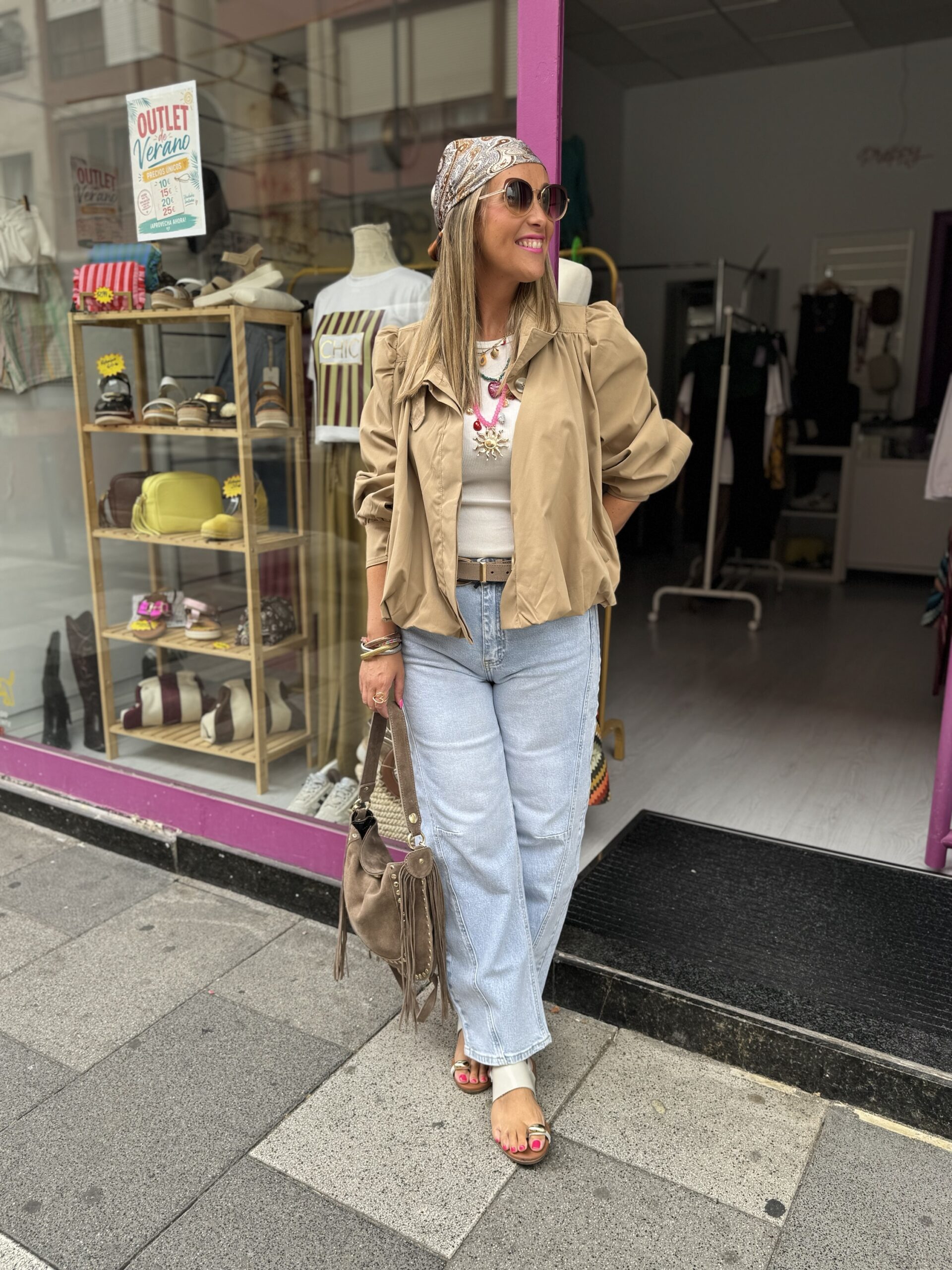 Bomber Gabardina Globo Camel - Imagen 2