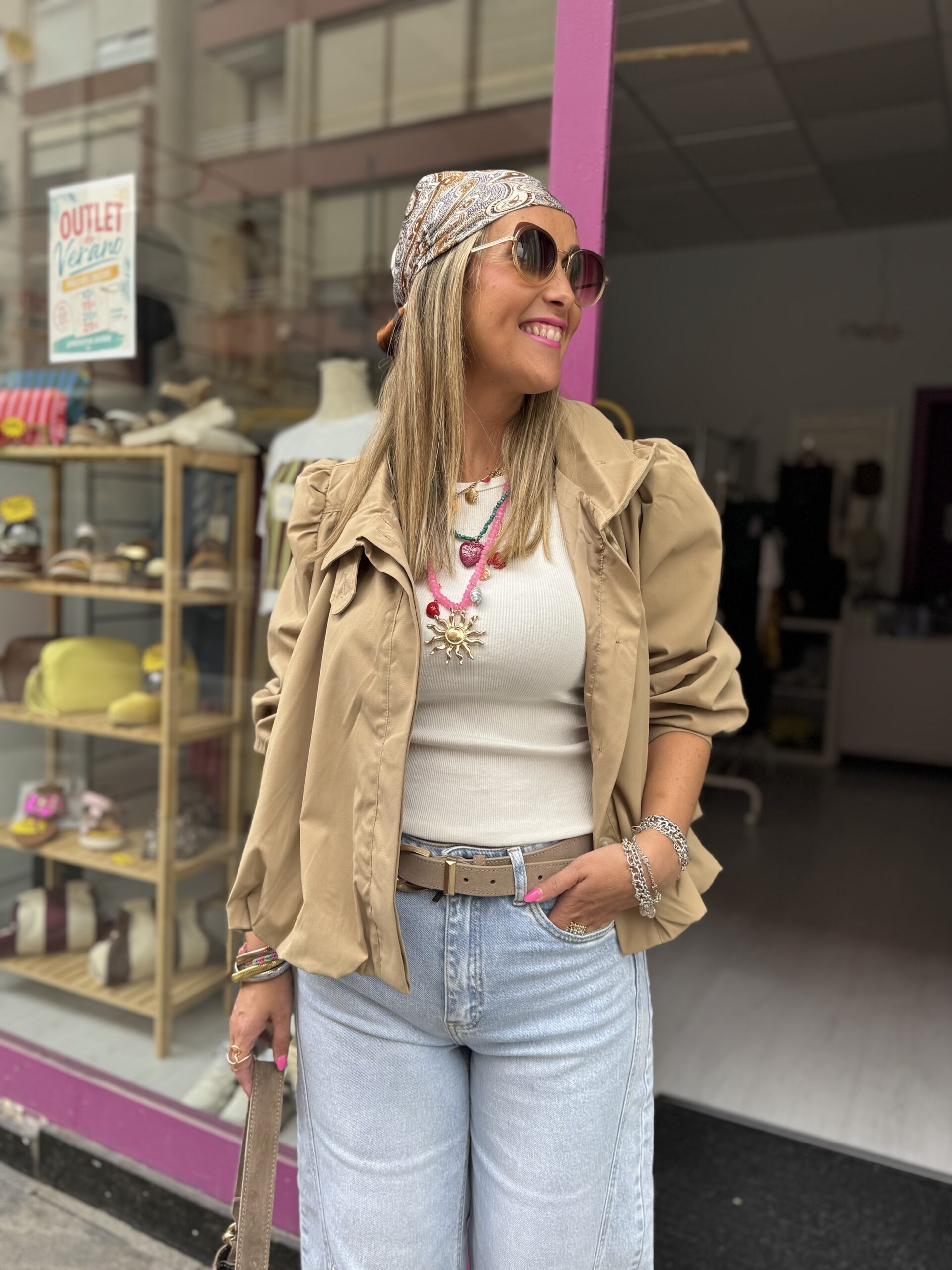 Bomber Gabardina Globo Camel