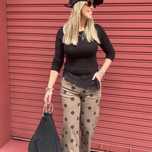 Pantalón Lunares Wide Leg