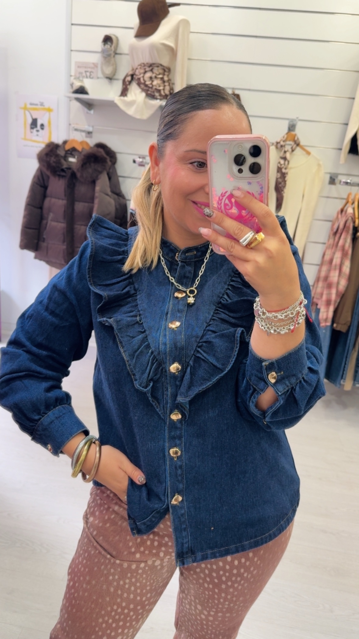 Camisa Charlotte Denim 💙