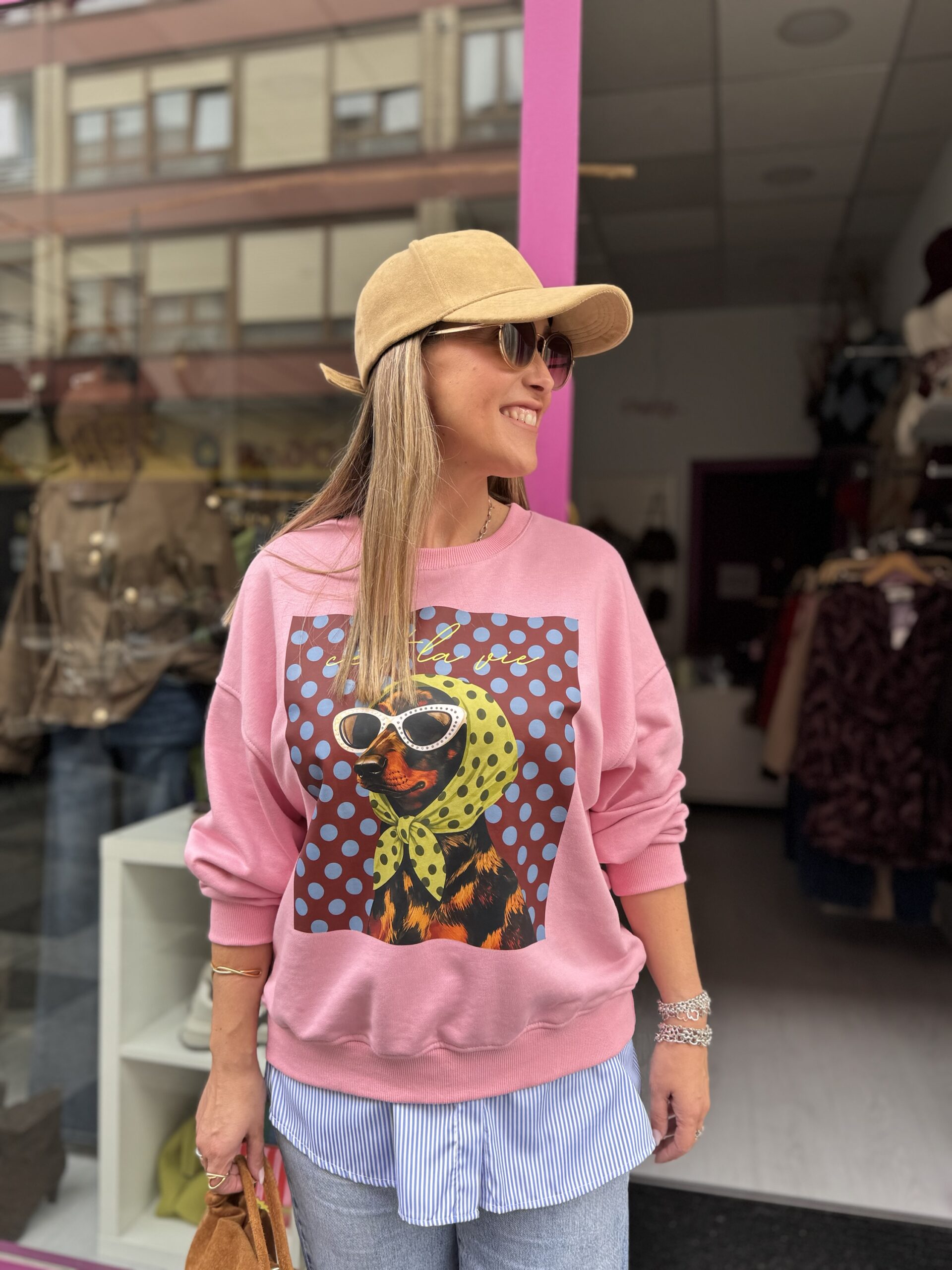 Sudadera C'est La Vie Dog 🐾